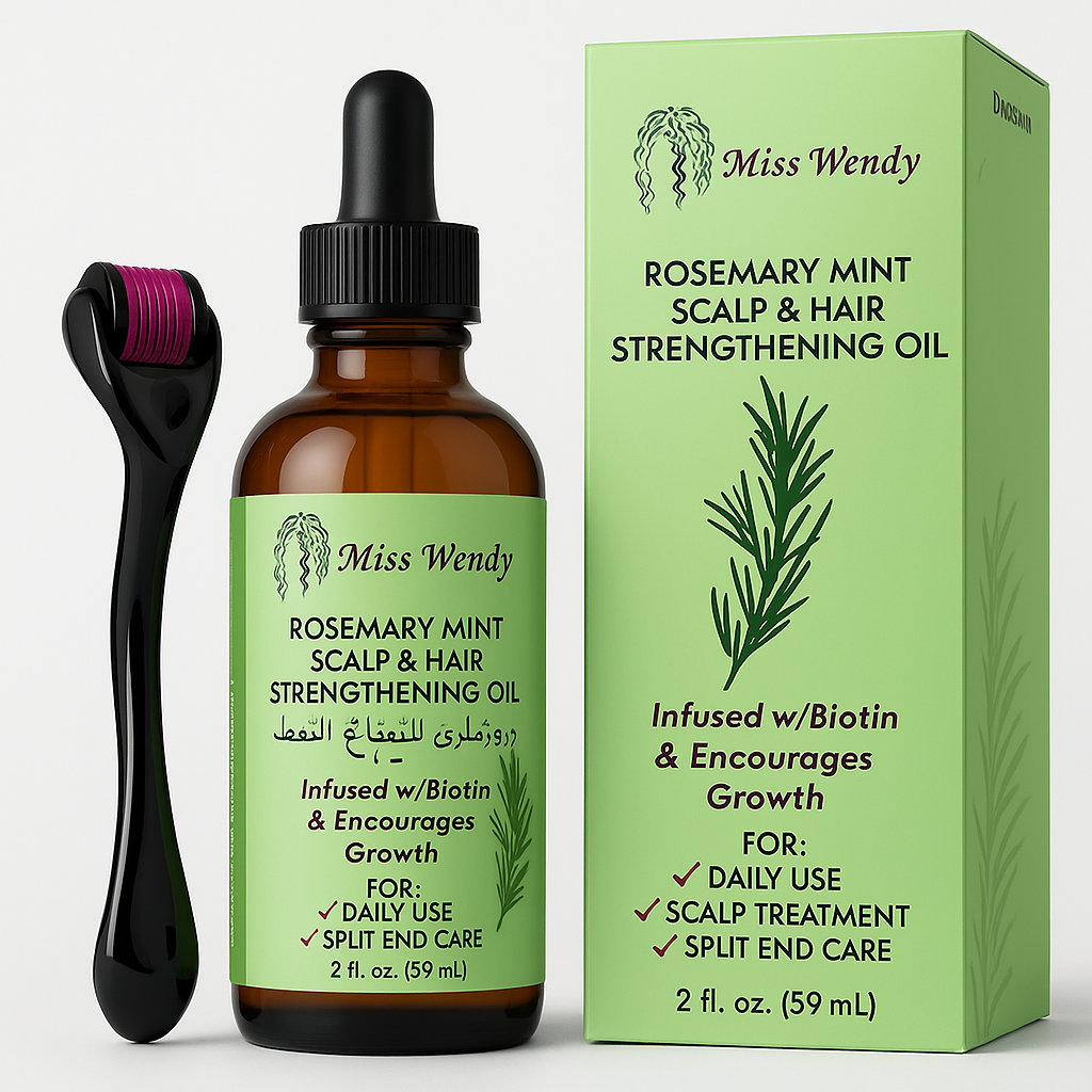 Huile de pousse et Dermaroller